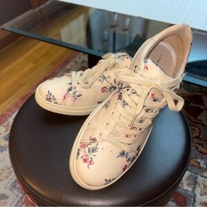 Tory Burch Limited Edition Women’s Leather Sneakers in Floral Print - Size 8